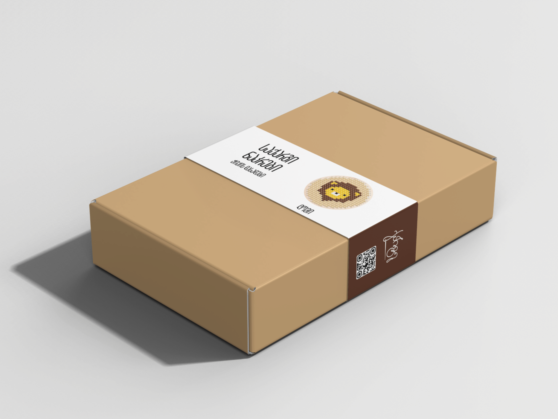 ლომი - ხეზე ქარგვა